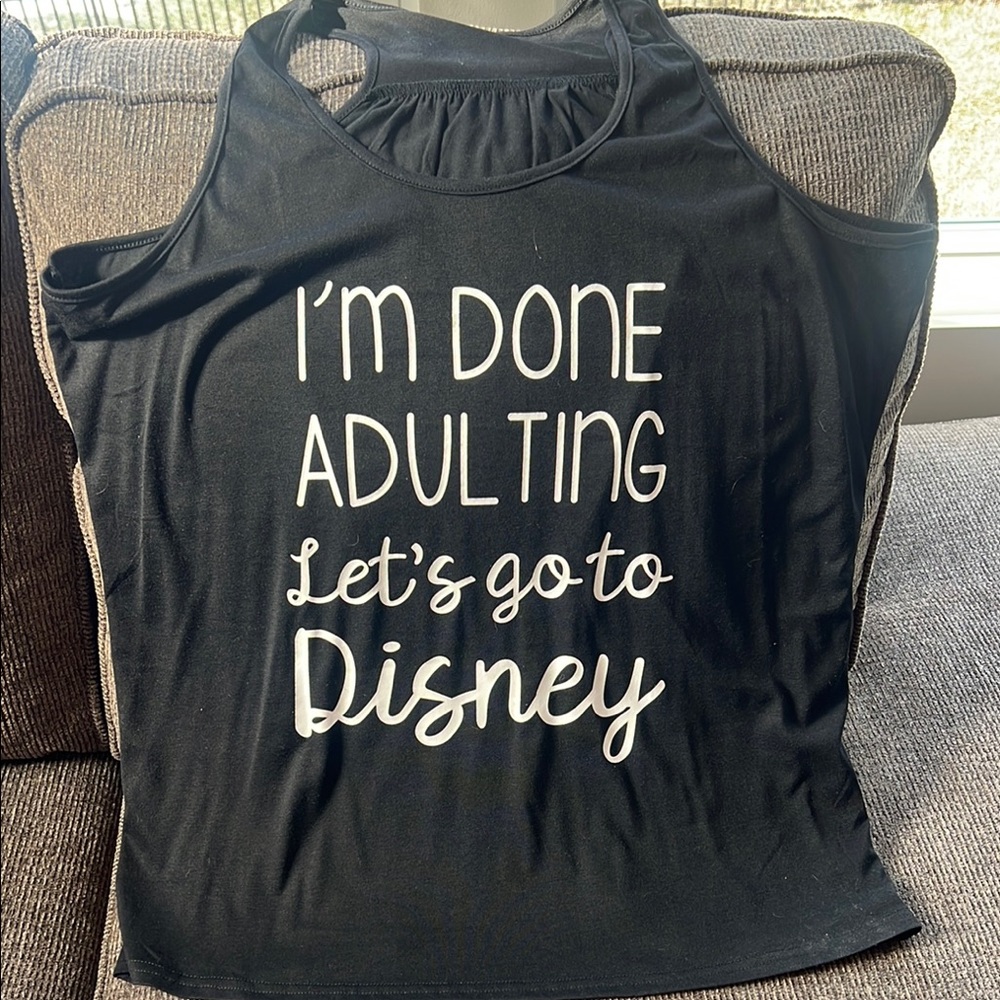 Disney Black Tank Top